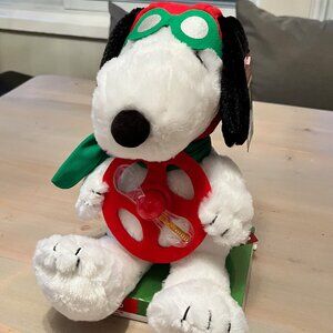 Peanuts Animated Light-up Snoopy Red Baron Plush